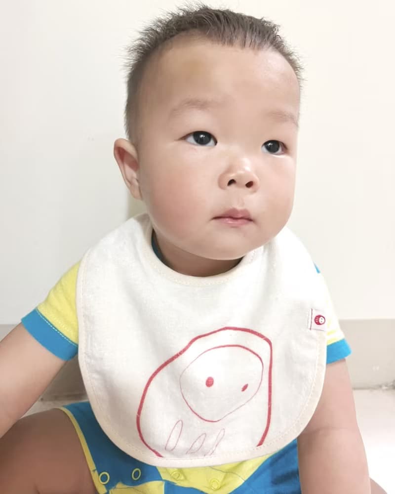 招福防溢乳圍兜(五件組) 圍兜 口水巾