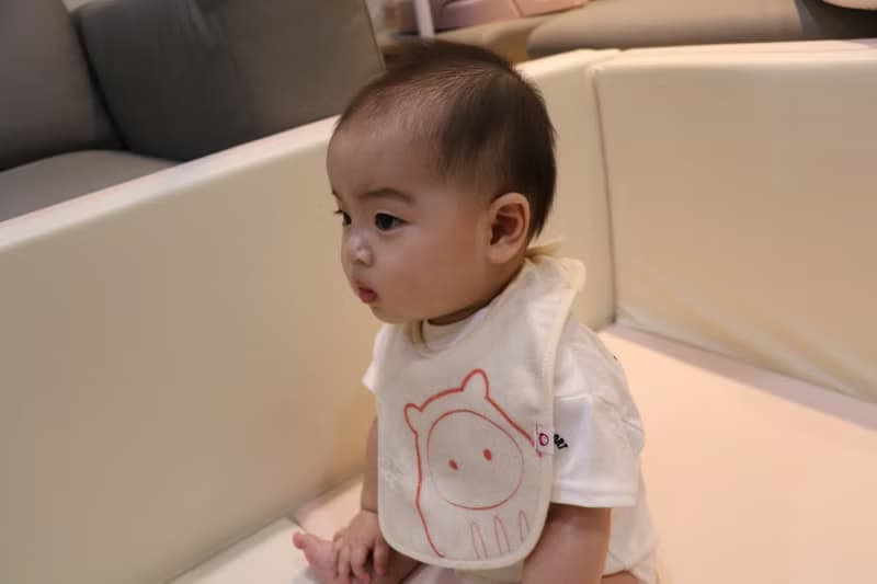 招福防溢乳圍兜(五件組) 圍兜 口水巾