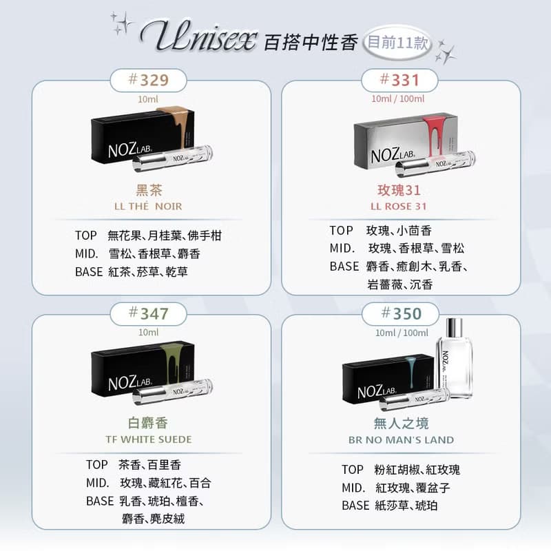【NOZ LAB. 韓系口袋香水】魅力中性香 - 香氛任選