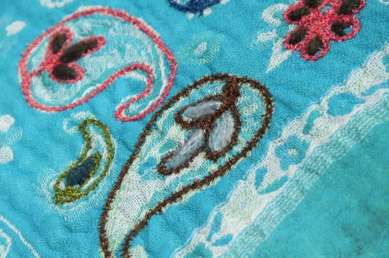 羊絨毯 刺繡毛毯 羊毛蓋毯 保暖披肩 露營毛毯 水煮羊毛披肩/針織圍巾/刺繡圍巾/羊絨披巾/喀什米爾Cashmere-花