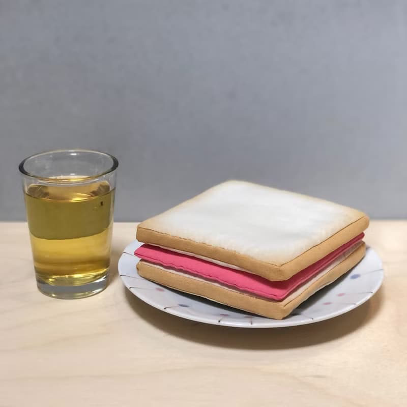 招財夾心吐司杯墊 / 5種口味