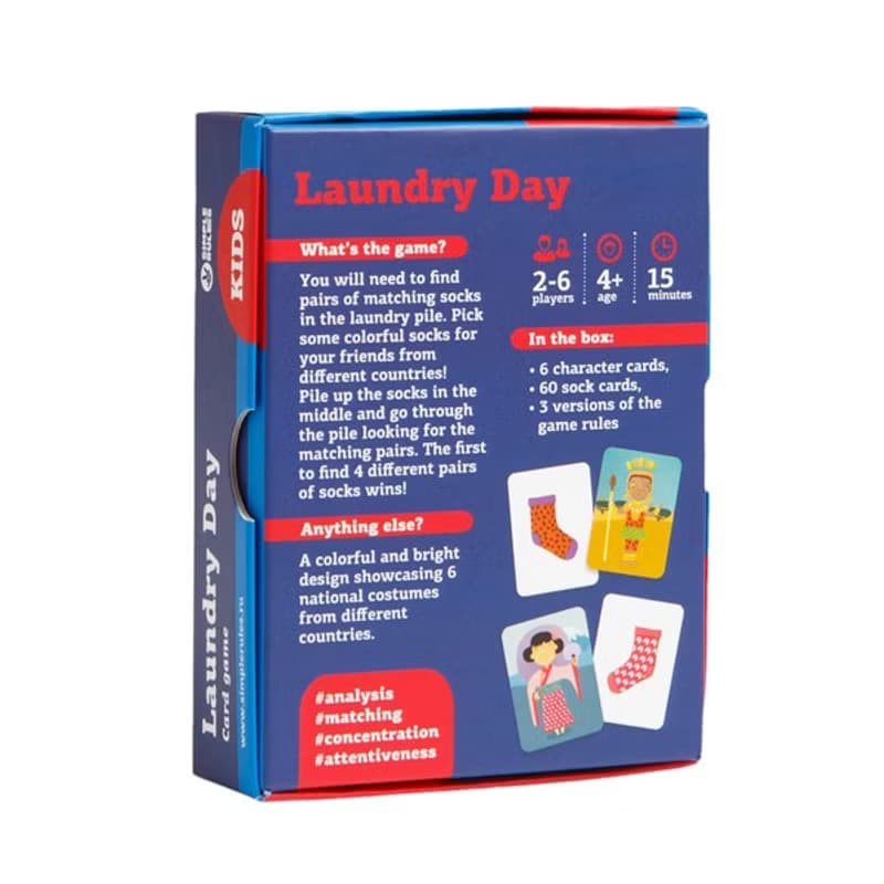 【絕版商品】simple rules -新版洗襪子 Laundry Day (英文版)