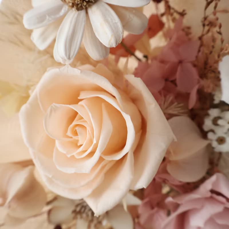 唯美浪漫玫瑰花束 永生花束 情人節花束 生日花束