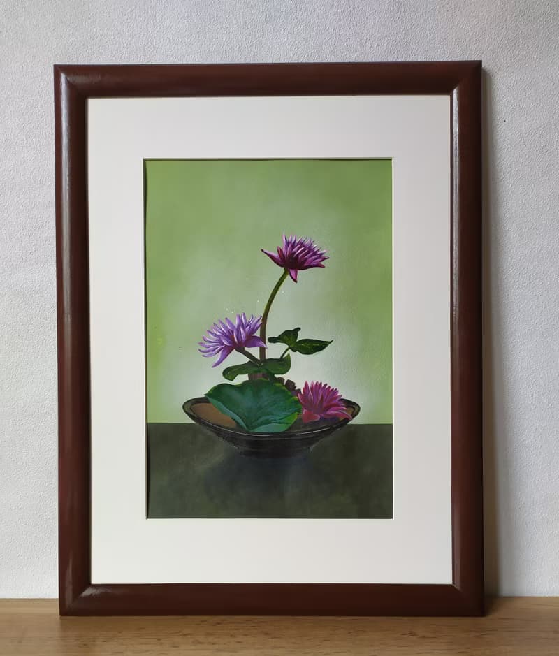 精緻的蓮花花束