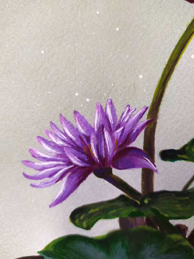 精緻的蓮花花束