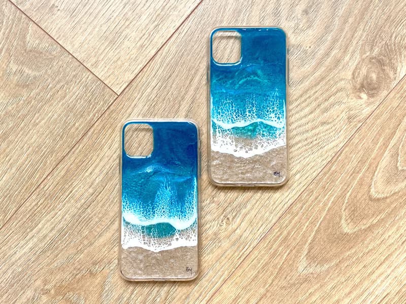 iPhone Beach Phone Case, Hand-painted, Ideal Gift