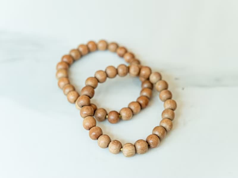 檀香手鍊 舒緩壓力 心靈平靜 集中精神 隨時陪伴你 (F-65)