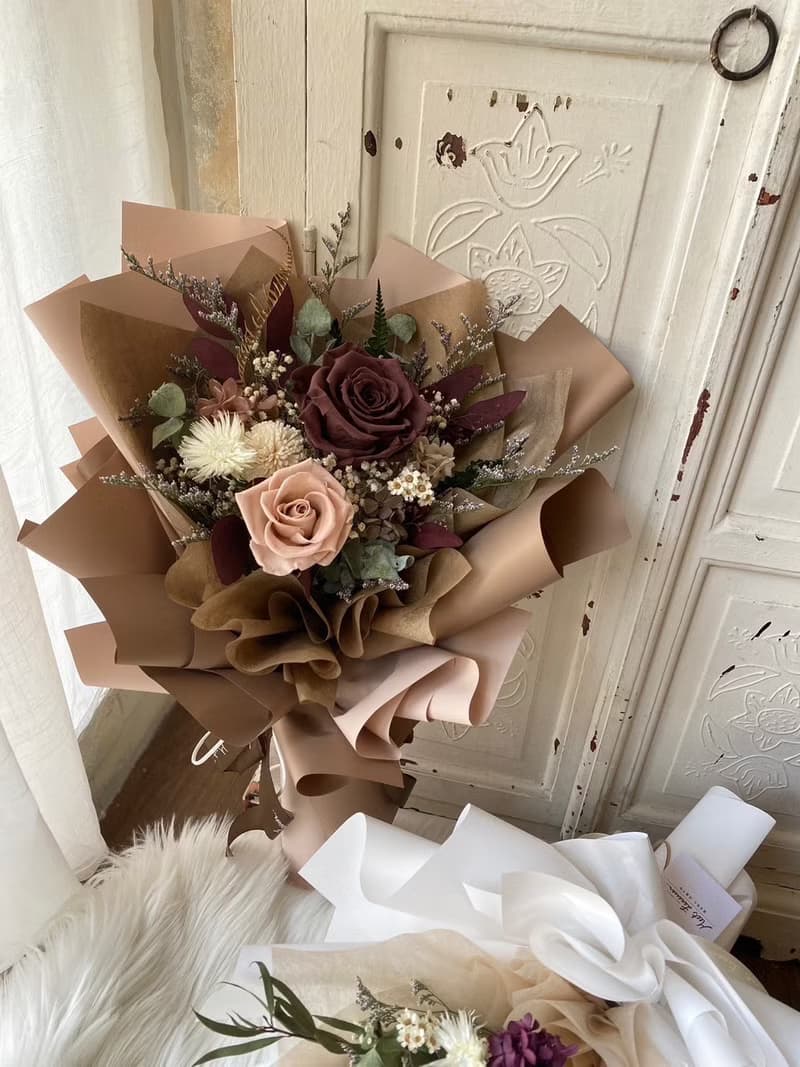 【遇見恆久】浪漫相遇永生玫瑰花束 共9款