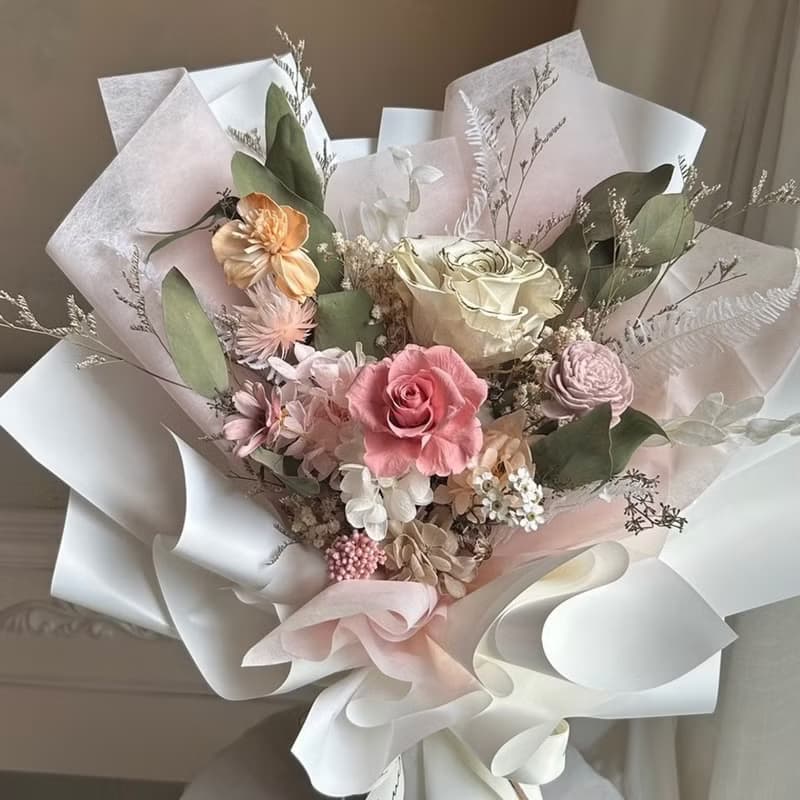 【遇見恆久】浪漫相遇永生玫瑰花束 共9款