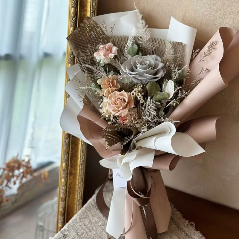 【遇見恆久】浪漫相遇永生玫瑰花束 共9款