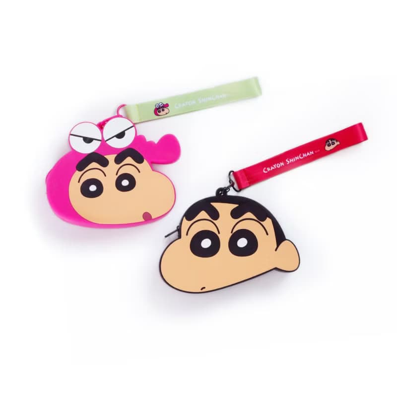 蠟筆小新矽膠零錢包-正版授權 附手腕帶 多功能收納包