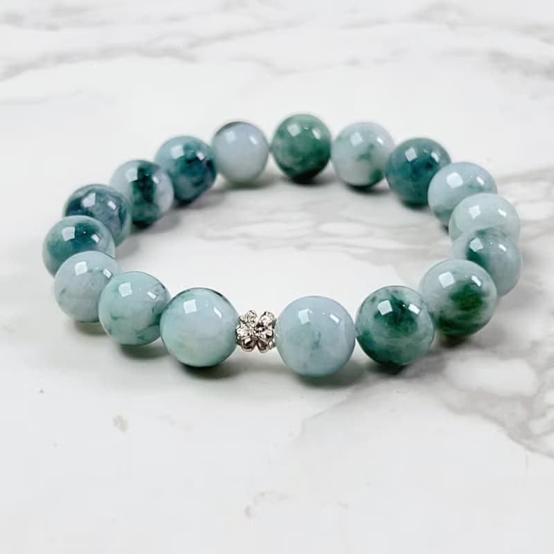 飄花翡翠手珠手鍊 | 天然緬甸玉A貨翡翠 | 送禮