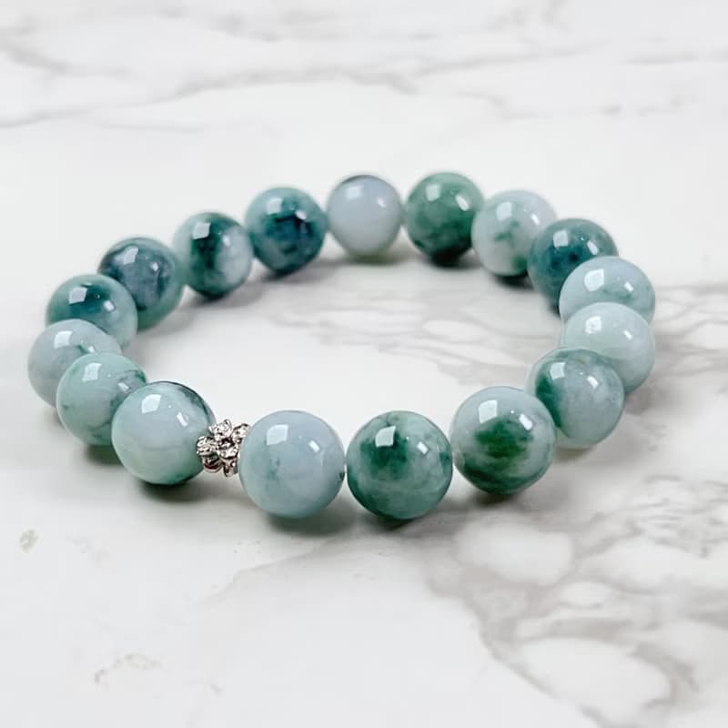 飄花翡翠手珠手鍊 | 天然緬甸玉A貨翡翠 | 送禮