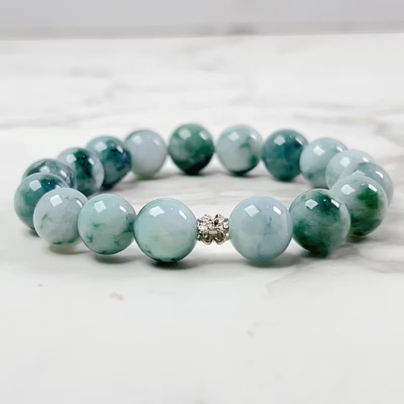 飄花翡翠手珠手鍊 | 天然緬甸玉A貨翡翠 | 送禮