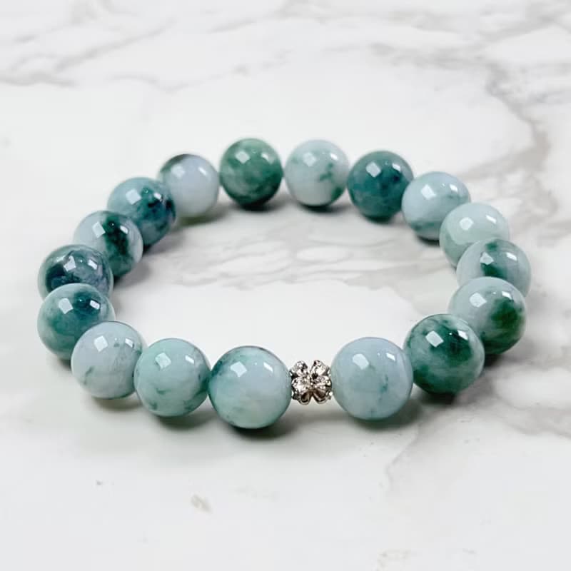 飄花翡翠手珠手鍊 | 天然緬甸玉A貨翡翠 | 送禮