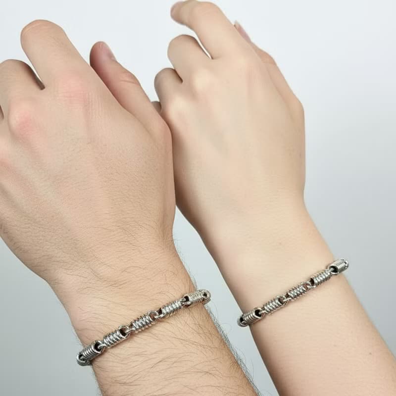 【比法一生】純銀手鍊—SERÉNO 家人 朋友 情侶對手鍊