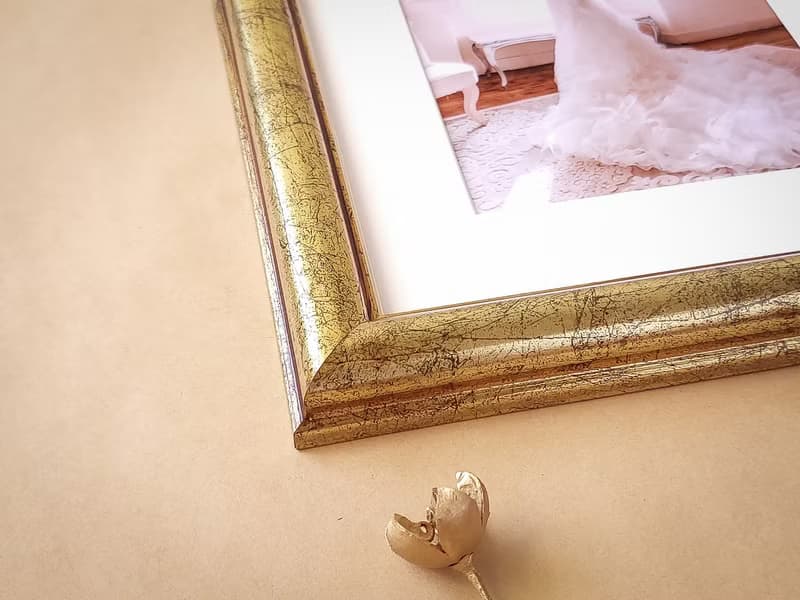 【懷舊Shabby Chic】8x10手工舊化相框  雙3x5開孔襯卡