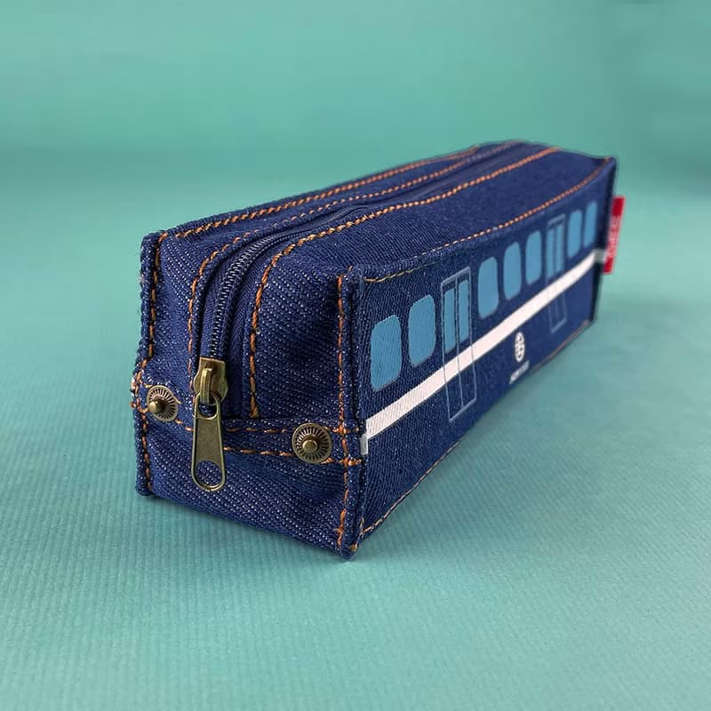 藍皮列車筆袋