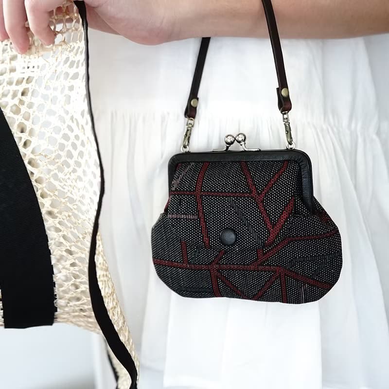 型染和服特製創意口袋口金包-新摩登生活/零錢包