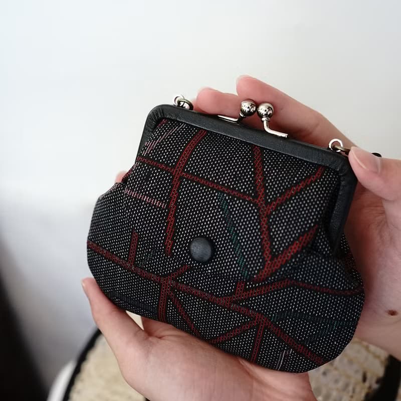 型染和服特製創意口袋口金包-新摩登生活/零錢包