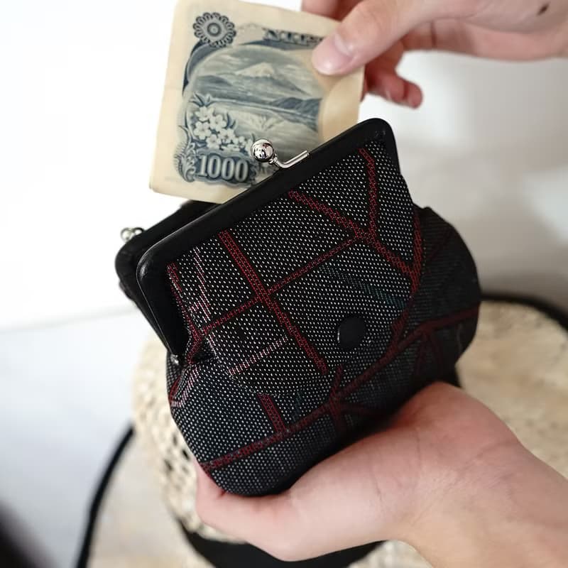 型染和服特製創意口袋口金包-新摩登生活/零錢包