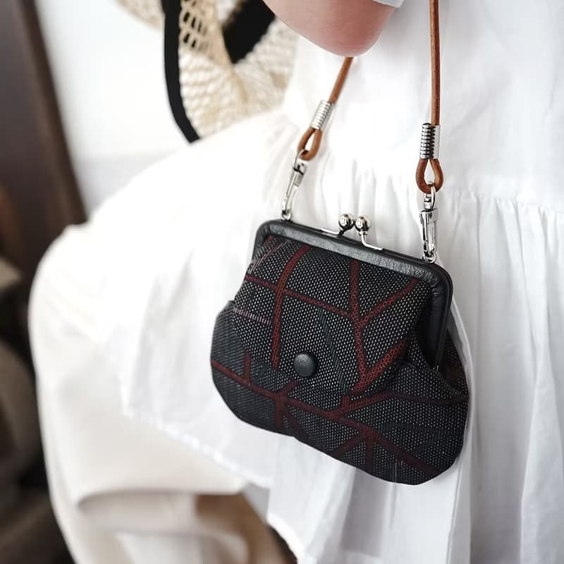 型染和服特製創意口袋口金包-新摩登生活/零錢包