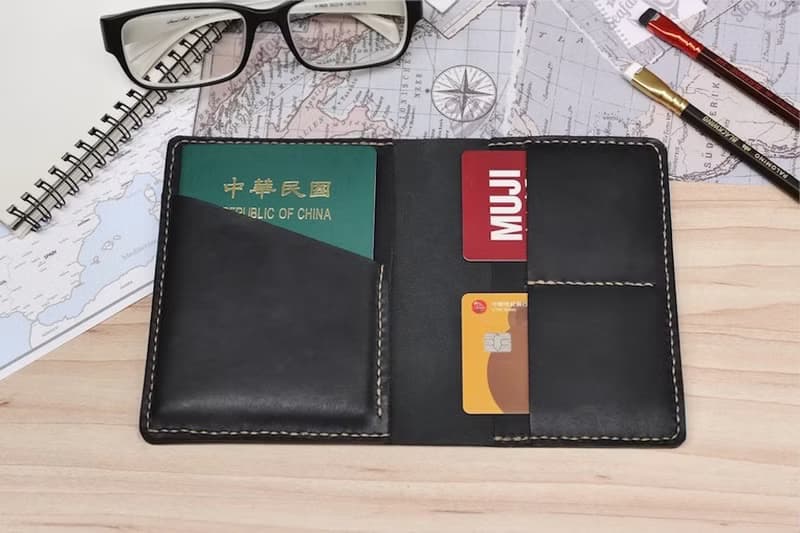 護照套 義大利牛皮手作 尊爵黑 多色可選 免費刻字包裝