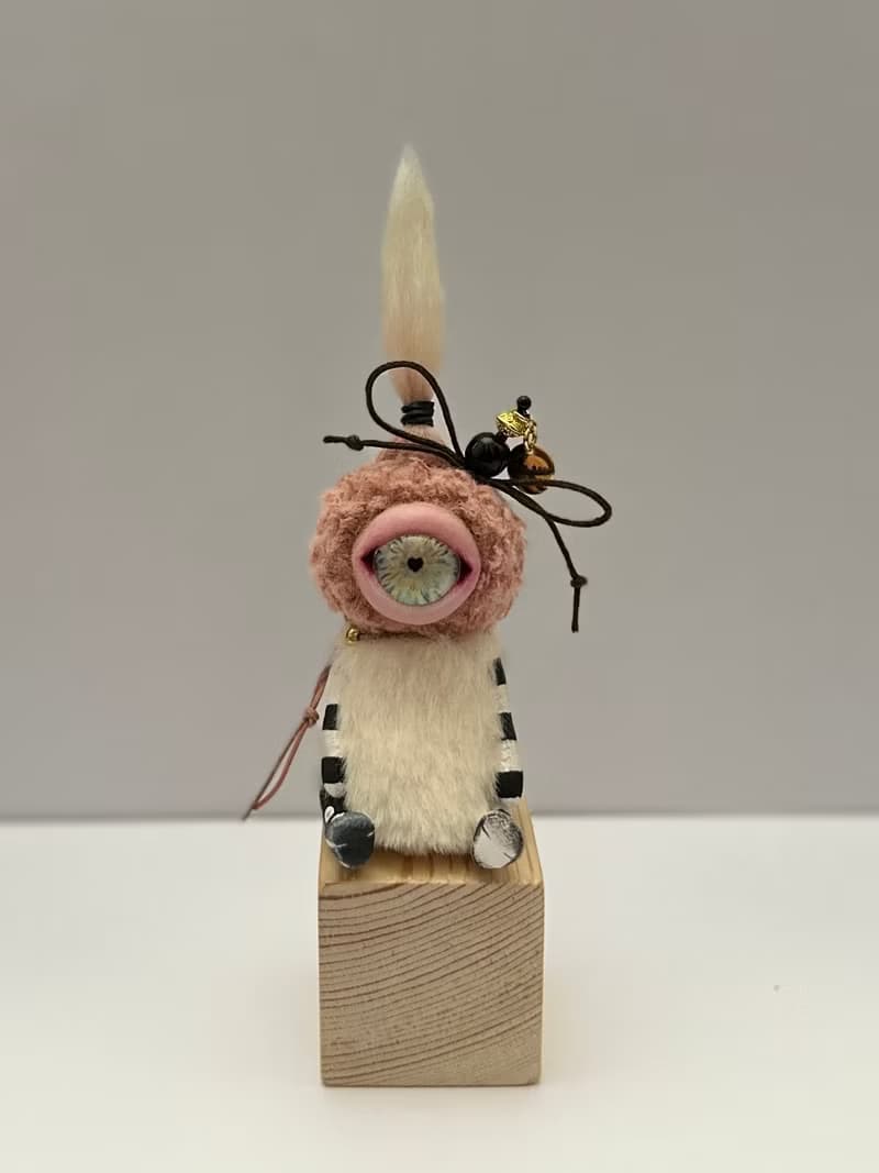 Cute ooak plush artist monster,  tiny cyclops - baby _ MADE-TO-ORDER!