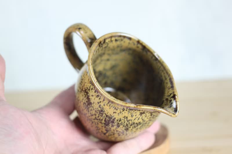 【送禮好物】200ml 鱔黃 天目釉 茶海 公道杯 鶯歌名家葉敏祥作