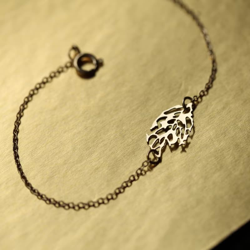 moorigin 葉脈手鍊 | 醫療鋼・抗過敏・可洗澡・不掉色