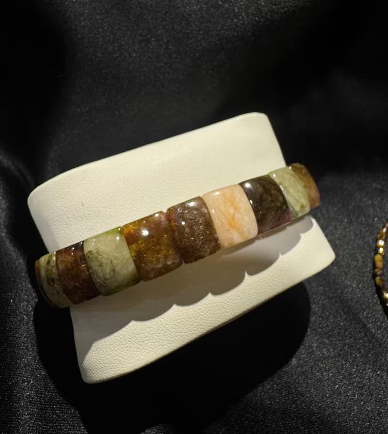 秋色。 碧璽 手排 手珠 手鏈 手串 貴人 事業 財富/母親節禮物