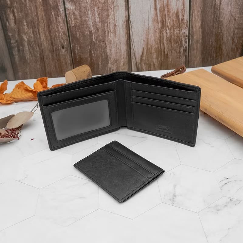 10卡3照-上下翻可拆活頁牛皮短夾29803