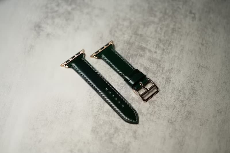 Herry Hsieh - Apple Watch 錶帶.綠色 / 日本新禧馬臀皮
