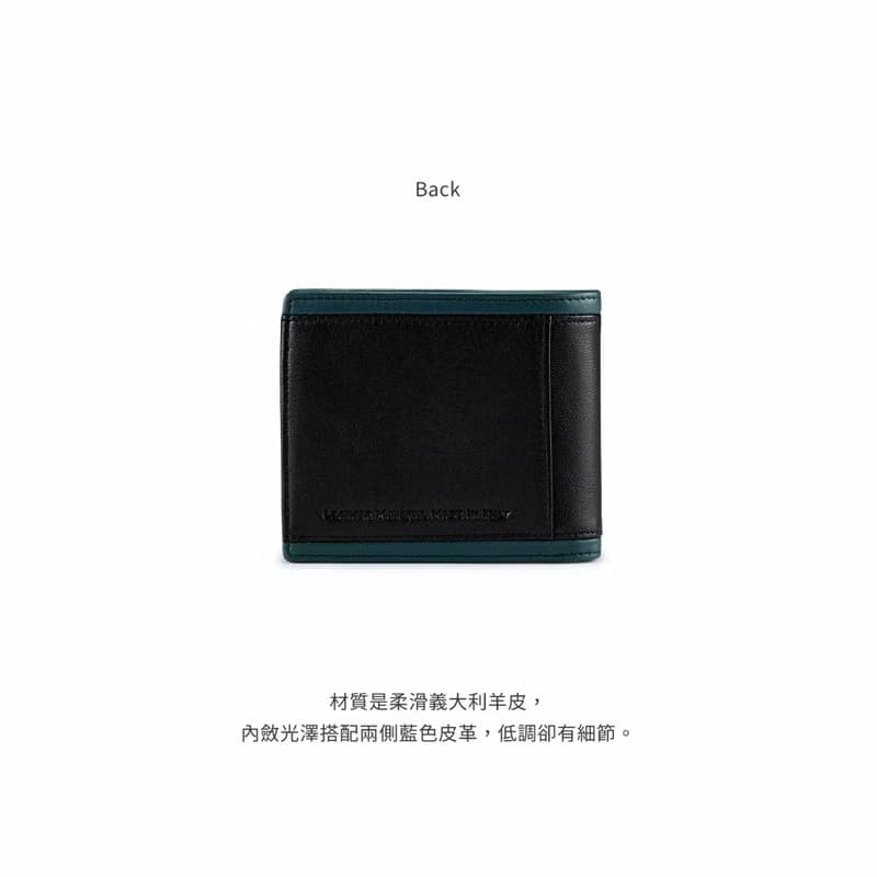 【情侶送禮/24H出貨】男生短夾 錢包 5卡 雙鈔拉鍊-0103-11804