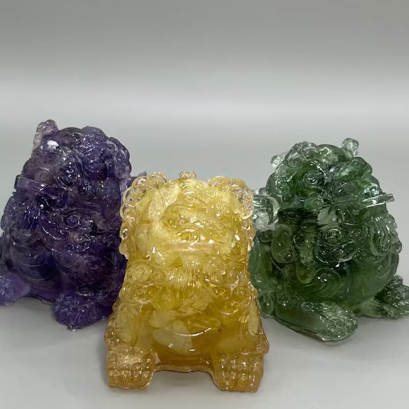 招財納氣水晶 開運小物 貔貅 天然水晶 水晶擺飾