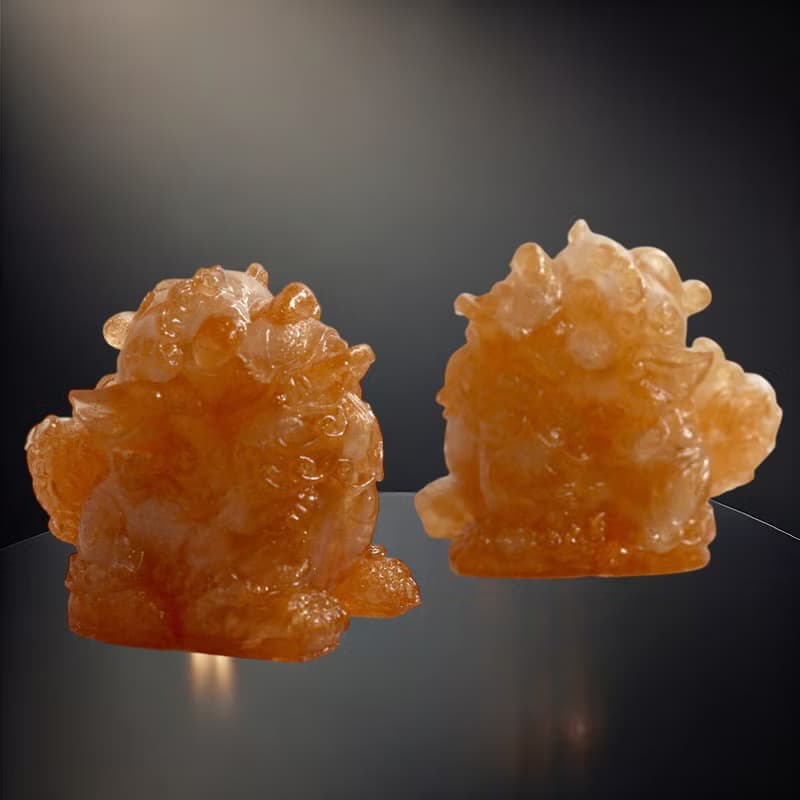招財納氣水晶 開運小物 貔貅 天然水晶 水晶擺飾