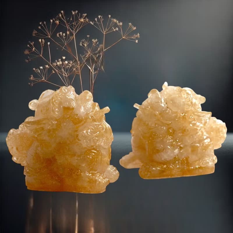 招財納氣水晶 開運小物 貔貅 天然水晶 水晶擺飾