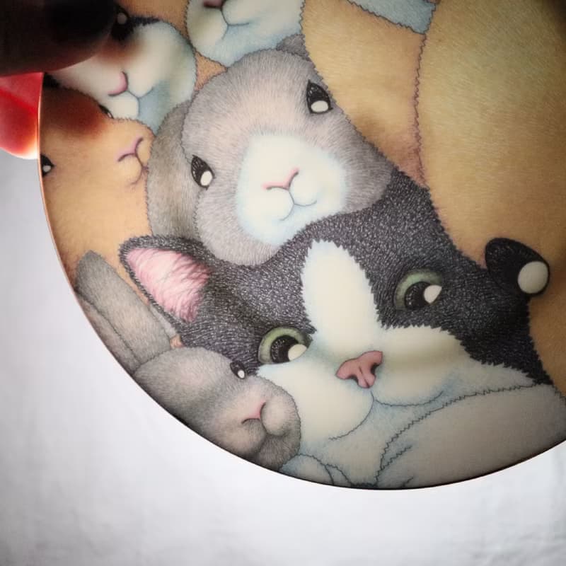 【小黑】6.5吋骨瓷盤/餐盤/禮盒