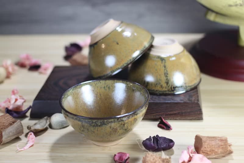 【送禮好物】120ml 天目釉 日式茶碗 茶杯 酒杯 鶯歌葉敏祥作