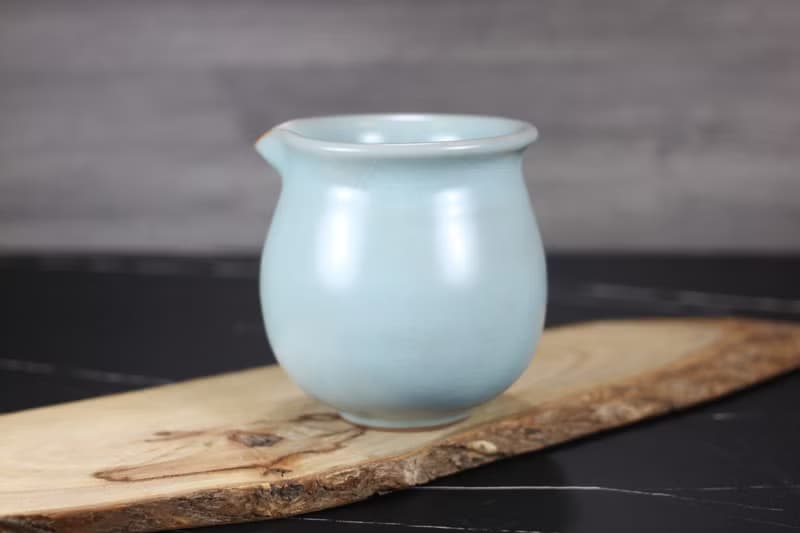 【母親節禮物】300~340ml 汝窯 手拉坯 無把茶海 名家葉敏祥手作