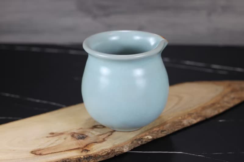 【母親節禮物】300~340ml 汝窯 手拉坯 無把茶海 名家葉敏祥手作