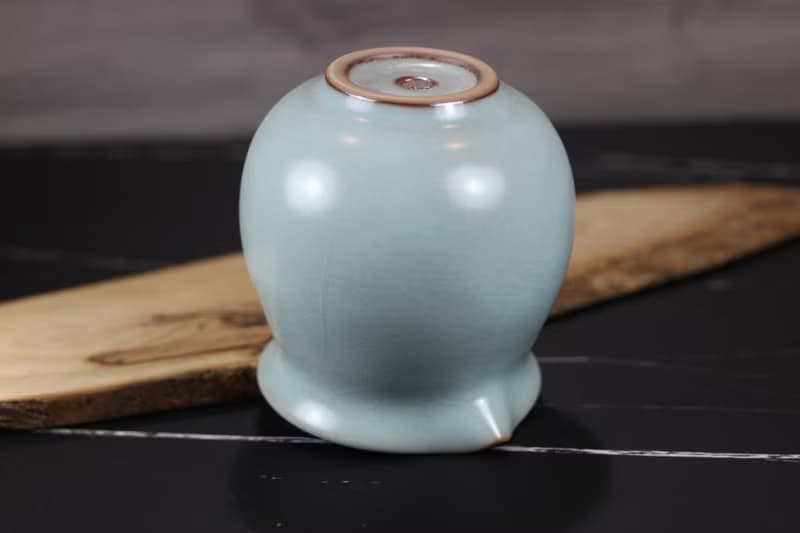 【母親節禮物】300~340ml 汝窯 手拉坯 無把茶海 名家葉敏祥手作