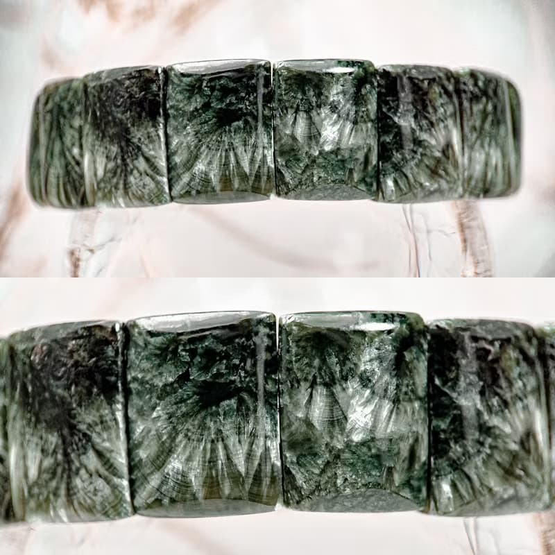 【天使之羽】高品無雜 綠龍晶水晶手排