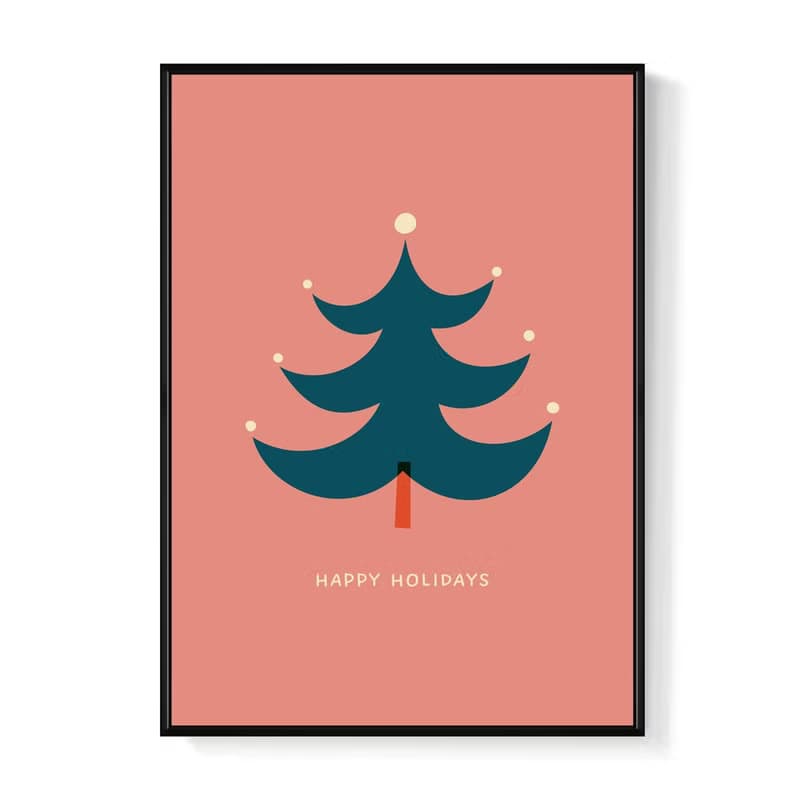 跳舞的聖誕樹- 聖誕插畫/聖誕小物/聖誕交換禮物/耶誕節節慶