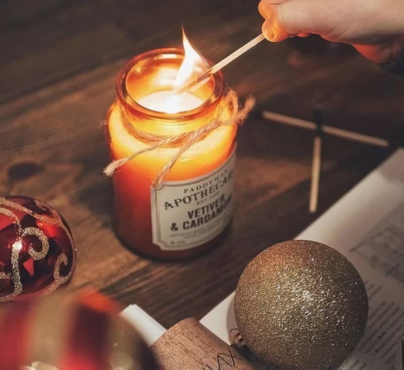 Paddywax Apothecary Amber & Smoke珀煙葉復古香氛蠟燭(8oz)
