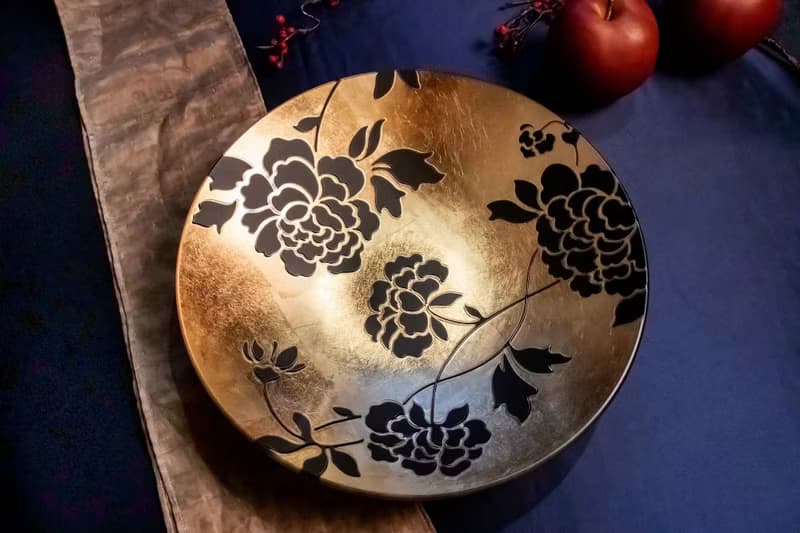 社團授贈指定禮【富貴牡丹聚寶大缽】奢華金|新居落成