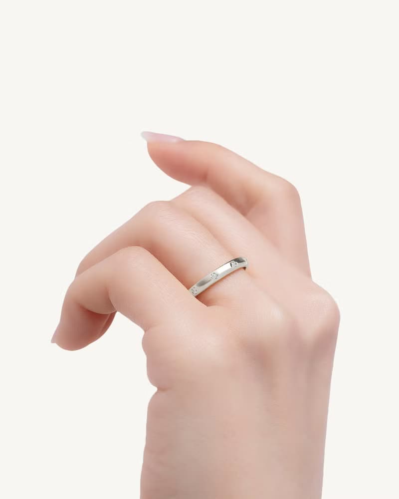 Flora Ring │ 小花戒指 輕珠寶 純銀戒指 尾戒 送禮【快速出貨】