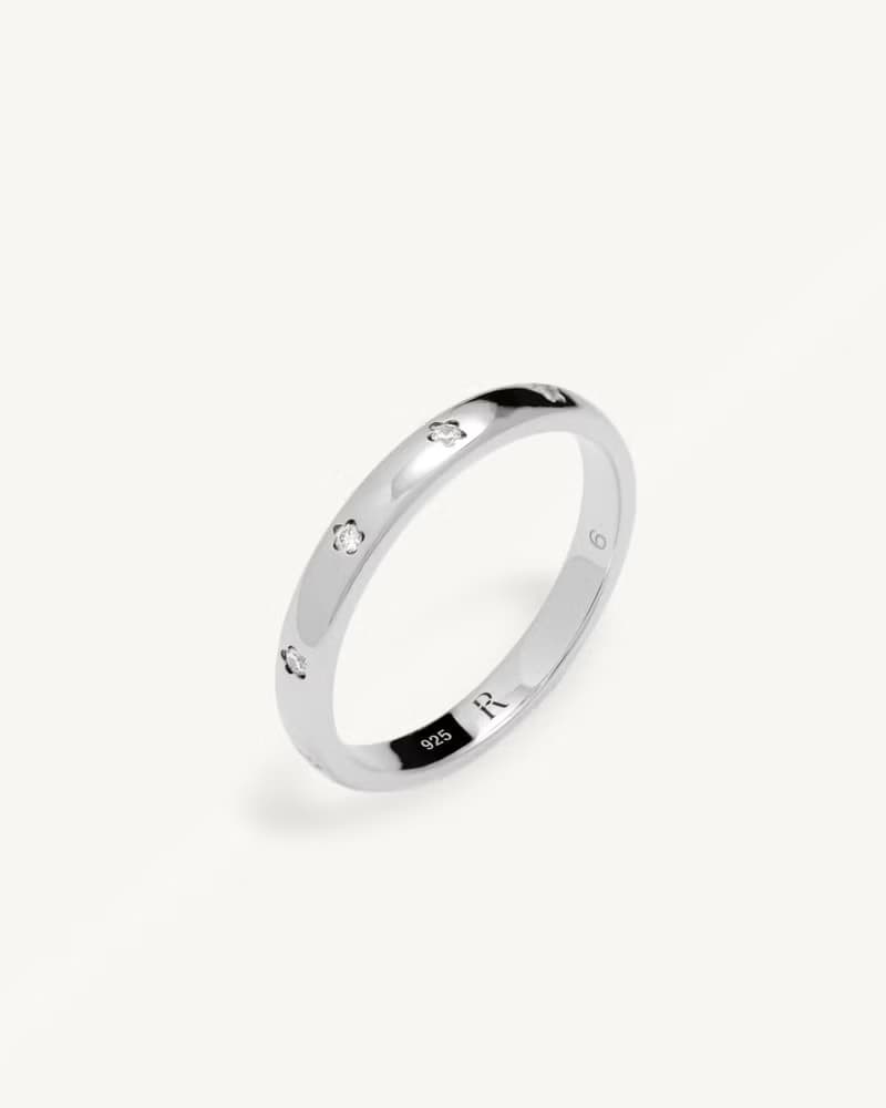 Flora Ring │ 小花戒指 輕珠寶 純銀戒指 尾戒 送禮【快速出貨】