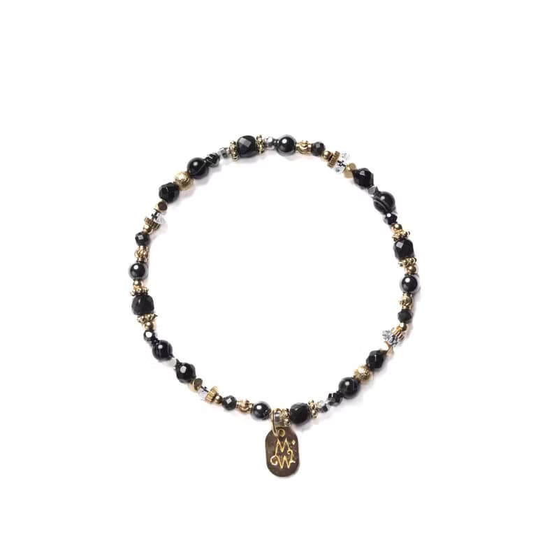 影 l 白水晶黑曜石天眼珠手鍊 C1693