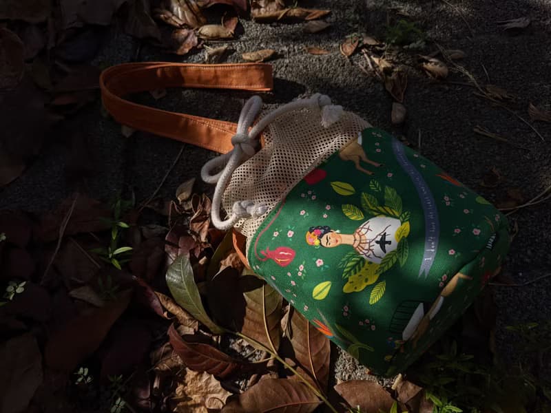 茉色芙烈達夏日波奇包 水桶包/網袋包手提包